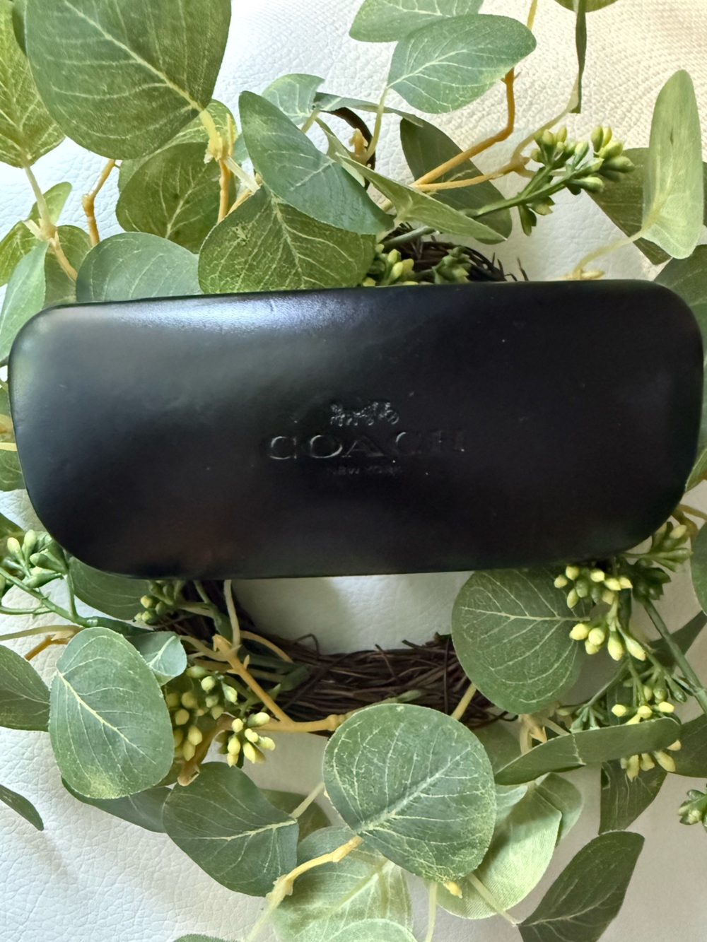 Coach Black Hard Shell Eyeglass Case